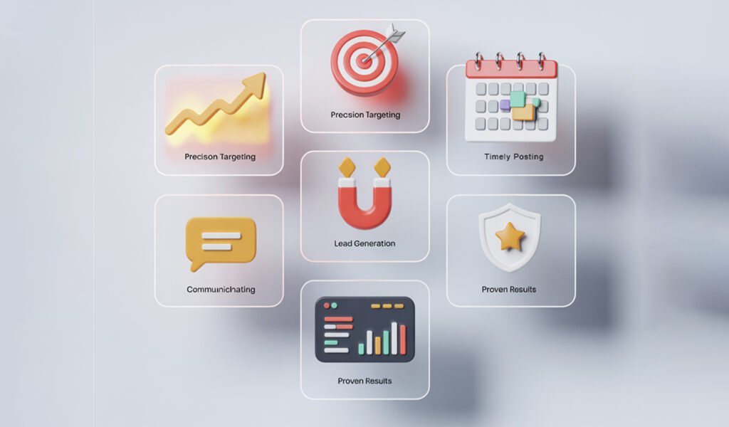 factors collaborating on digital marketing strategy, highlighting our comprehensive services.