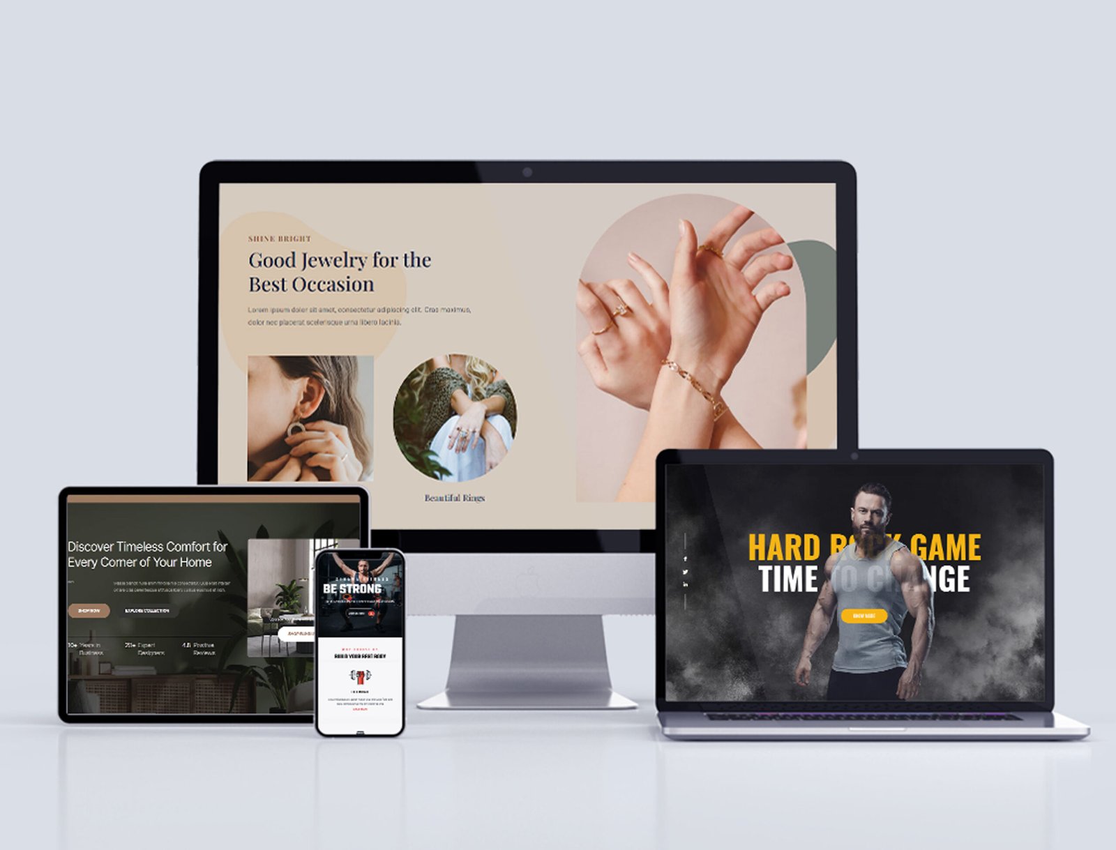 Web Designs that are flawless and responsive on all devices.