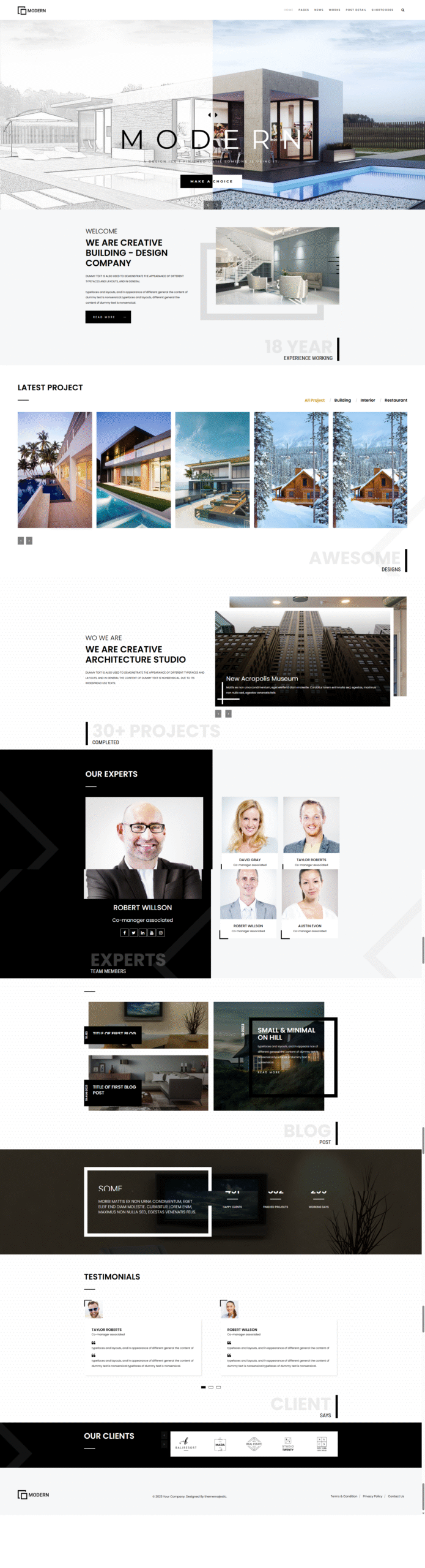Our web development portfolio - Experts Communication